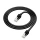Інтернет кабель (Патч-корд) HOCO US14 Gigabit network cable CAT6 1Gbps 1m Black