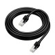 Інтернет кабель (Патч-корд) HOCO US14 Gigabit network cable CAT6 1Gbps 3m Black