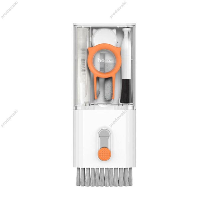 Набір для чищення гаджетів HOCO UT2 10-in-1 Multifunctional cleaning set White