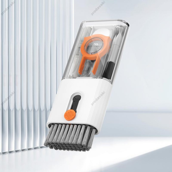 Набір для чищення гаджетів HOCO UT2 10-in-1 Multifunctional cleaning set White