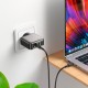 Мережевий зарядний пристрій Borofone BAS57A Absolute charger Type-C cable 67W Black