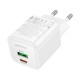 Мережевий зарядний пристрій BOROFONE BN35 Mini charger 30W White