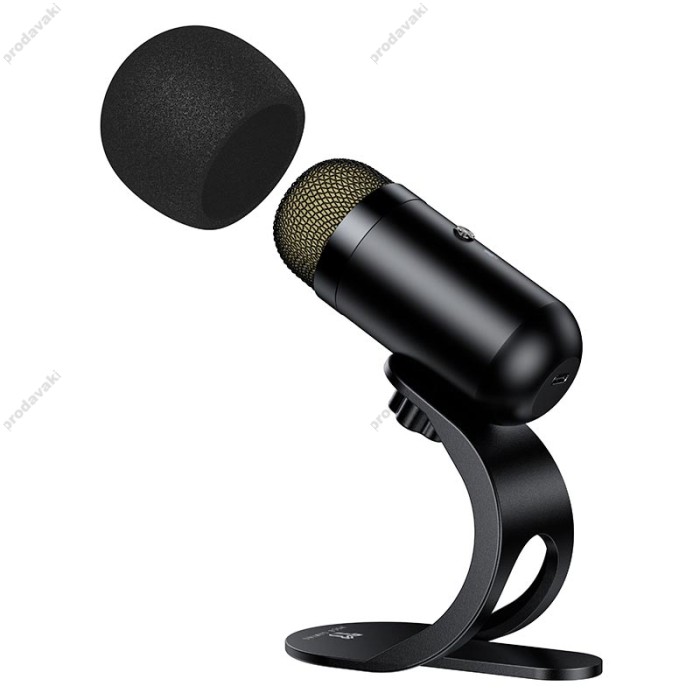 Мікрофон провідний настільний ігровий HOCO L50 Profit PC gaming microphone 1.5m Black