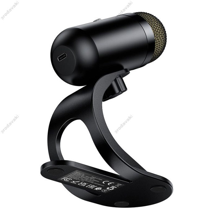 Мікрофон провідний настільний ігровий HOCO L50 Profit PC gaming microphone 1.5m Black