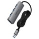 USB-Хаб ACEFAST J17 Multifunction Adapter 4в1 USB to 4xUSB 3.0 Grey
