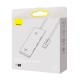 USB-Хаб Baseus Lite Series 4в1 USB to 4xUSB 3.0 2m Black WKQX030201