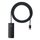 USB-Хаб Baseus Lite Series 4в1 USB to 4xUSB 3.0 2m Black WKQX030201
