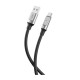 Кабель XO NB251 Liquid Silicone Rubber USB to Type-C 6A 1m Black