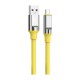 Кабель XO NB251 Liquid Silicone Rubber USB to Type-C 6A 1m Yellow