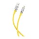 Кабель XO NB251 Liquid Silicone Rubber USB to Type-C 6A 1m Yellow