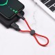 Кабель Hoco X21 Plus Silicone USB to Type-C 3A 0.25m Black-Red