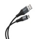 Кабель Hoco X38 Cool USB to Type-C 3A 1m Black