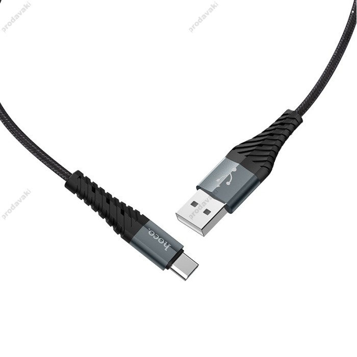 Кабель Hoco X38 Cool USB to Type-C 3A 1m Black