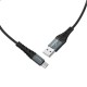 Кабель Hoco X38 Cool USB to Type-C 3A 1m Black