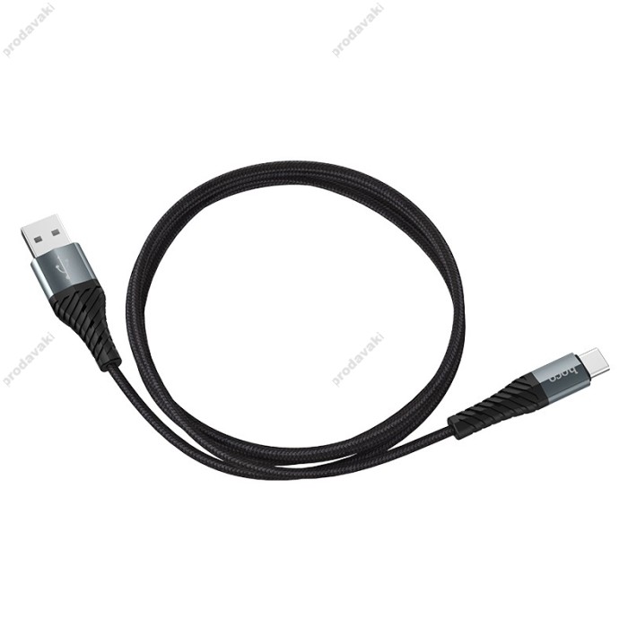 Кабель Hoco X38 Cool USB to Type-C 3A 1m Black