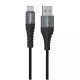 Кабель Hoco X38 Cool USB to Type-C 3A 1m Black