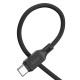 Кабель HOCO X90 Cool silicone charging data cable USB to Type-C 3A 1m Black