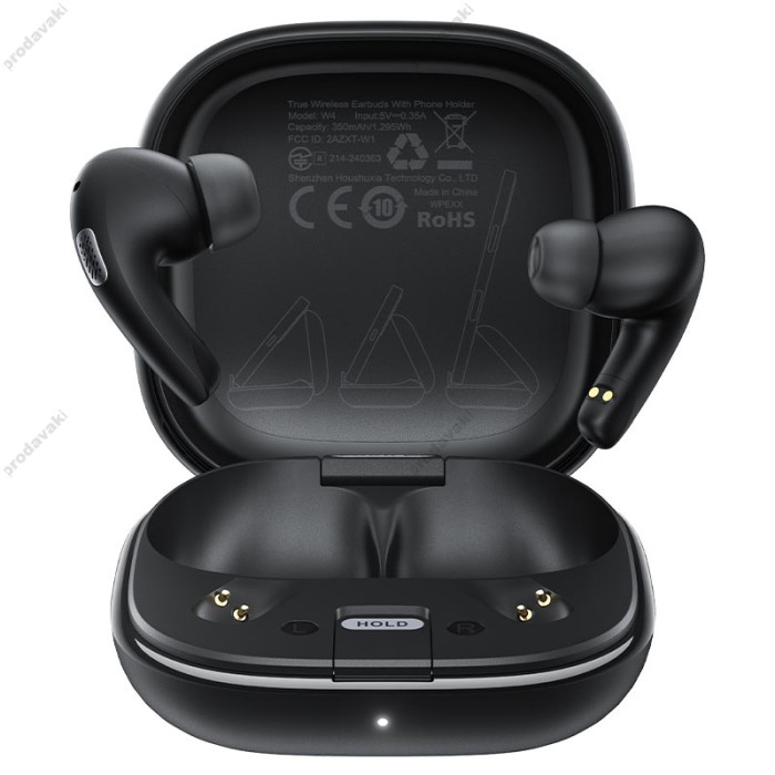 Бездротові Bluetooth навушники ACEFAST W4 Earbuds ENC TWS BT 5.4 Black