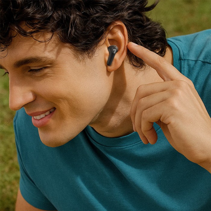 Бездротові Bluetooth навушники ACEFAST W4 Earbuds ENC TWS BT 5.4 Black