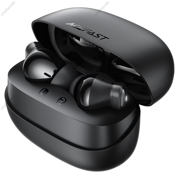 Бездротові Bluetooth навушники ACEFAST W8 Earbuds AI Translation ENC TWS BT 6.0 Black