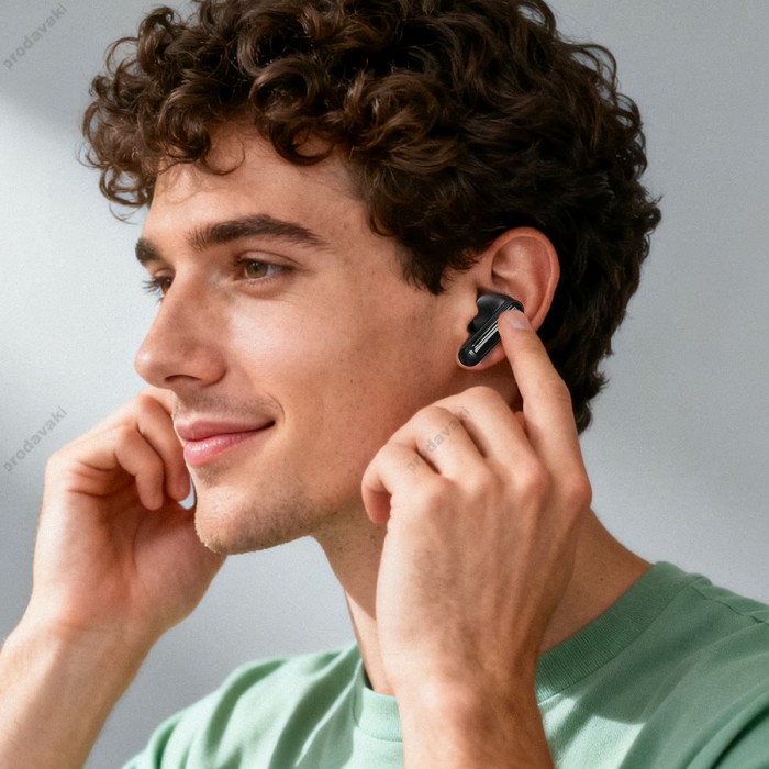 Бездротові Bluetooth навушники ACEFAST W8 Earbuds AI Translation ENC TWS BT 6.0 Black