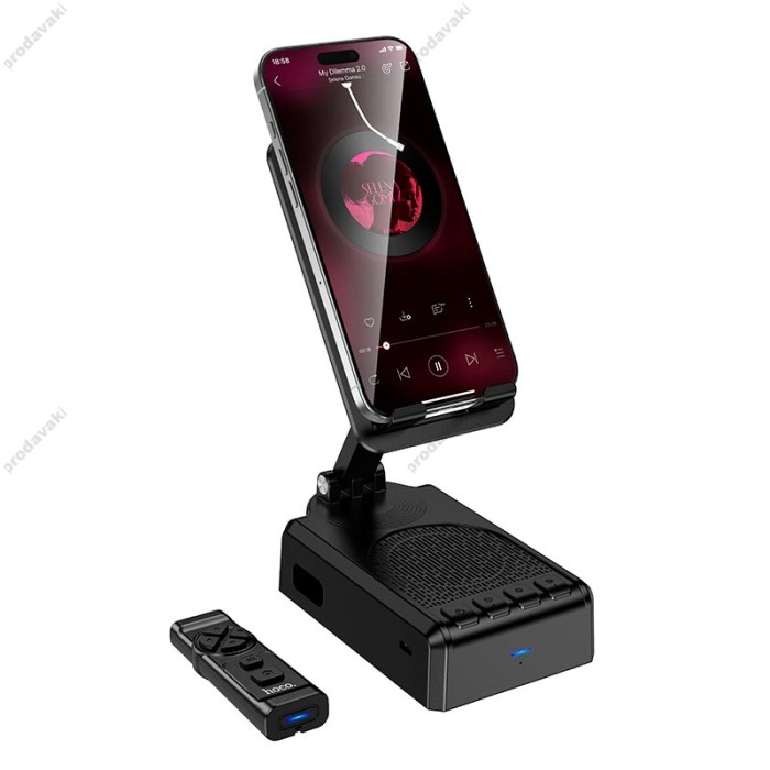 Портативна колонка Bluetooth з підставкою Hoco HC45 Wave speaker 3W Black