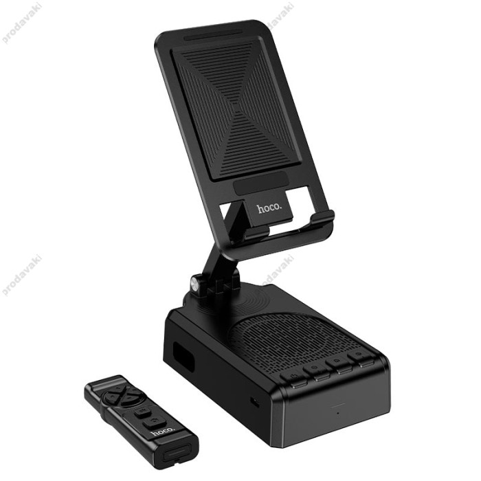 Портативна колонка Bluetooth з підставкою Hoco HC45 Wave speaker 3W Black