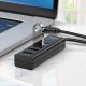 USB-Хаб HOCO HB25 Easy mix converter 4в1 Type-C to USB 3.0+3xUSB 2.0 Black