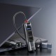 USB-хаб Yesido HB21 Multifunction Adapter 5в1 Type-C/USB to 1xUSB 3.0+2xUSB 2.0+USB-C+RJ45+PD Grey