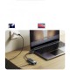USB-хаб Yesido HB21 Multifunction Adapter 5в1 Type-C/USB to 1xUSB 3.0+2xUSB 2.0+USB-C+RJ45+PD Grey