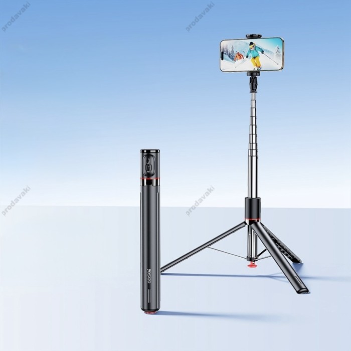 Монопод-трипод Yesido SF30 selfie stick tripod 1.77m Black