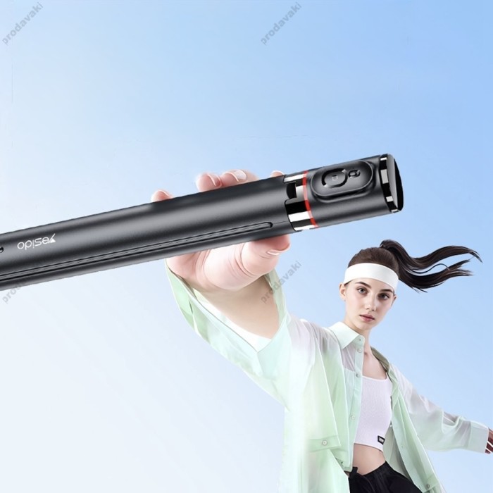 Монопод-трипод Yesido SF30 selfie stick tripod 1.77m Black
