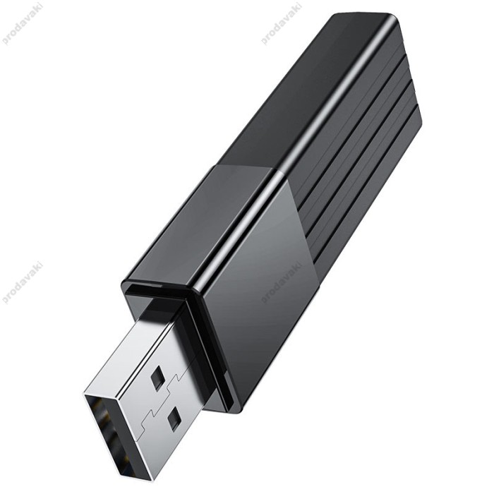 Кардрідер HOCO HB20 Mindful 2в1 SD/TF USB2.0 Black