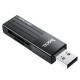 Кардрідер HOCO HB20 Mindful 2в1 SD/TF USB2.0 Black