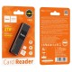 Кардрідер HOCO HB20 Mindful 2в1 SD/TF USB2.0 Black