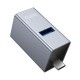 USB-Хаб Hoco HB54A converter 3в1 Type-C to 2xUSB 2.0+USB 3.0 Grey