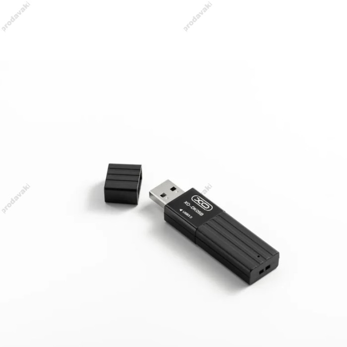 Кардрідер XO DK05B 2в1 SD/TF USB 3.0 card reader Black