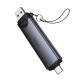 Кардрідер HOCO HB56 Victory 3в1 SD/TF/USB USB/Type-C 3.0 card reader Grey