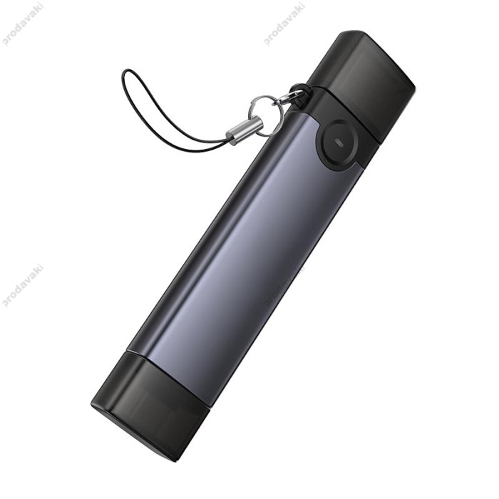 Кардрідер HOCO HB56 Victory 3в1 SD/TF/USB USB/Type-C 3.0 card reader Grey
