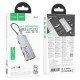 USB-Хаб HOCO HB52 Wow multi-function converter 6в1 Type-C to HDMI+RJ45+SD+TF+PD+Type-C 3.0+2xUSB 3.0 Grey