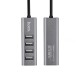 USB-Хаб Hoco HB1 USB Line machine USB to 4xUSB 2.0 Grey