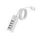 USB-Хаб Hoco HB1 USB Line machine USB to 4xUSB 2.0 Silver