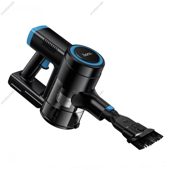 Ручний бездротовий пилосос вертикальний Hoco HJD78A handheld telescopic vacuum cleaner Blue
