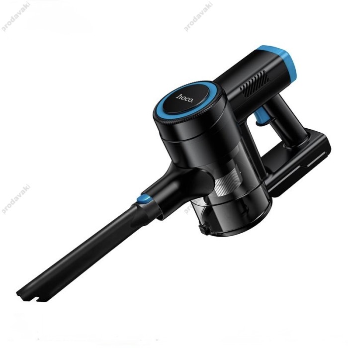 Ручний бездротовий пилосос вертикальний Hoco HJD78A handheld telescopic vacuum cleaner Blue