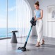 Ручний бездротовий пилосос вертикальний Hoco HJD78A handheld telescopic vacuum cleaner Blue