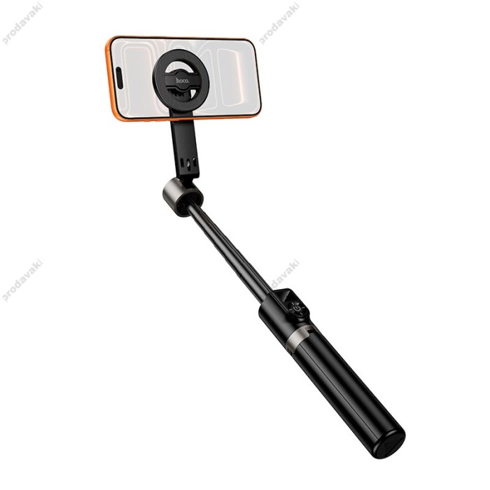Монопод-трипод HOCO K35 Magnifico magnetic live broadcast holder 0.9m Black