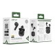 Бездротові Bluetooth навушники ACEFAST W9 semi-in-ear ANC TWS wireless earbuds IPX4 BT 6.0 Black