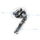 Бездротові Bluetooth навушники ACEFAST W9 semi-in-ear ANC TWS wireless earbuds IPX4 BT 6.0 Black
