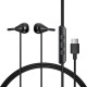 Дротові навушники ACEFAST L16 clip-on wired earphones with mic Type-C 1.2m Black