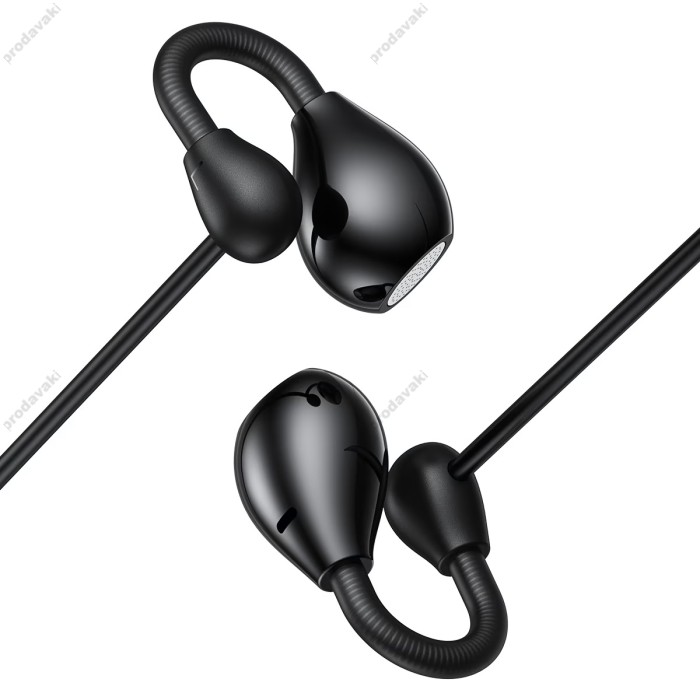 Дротові навушники ACEFAST L16 clip-on wired earphones with mic Type-C 1.2m Black